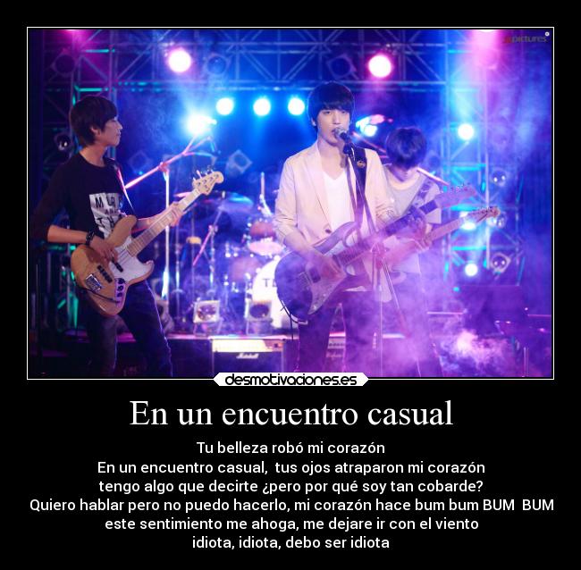 En un encuentro casual -