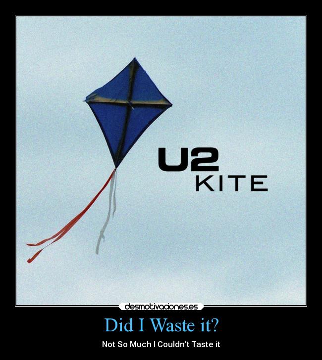 Did I Waste it? - Not So Much I Couldn’t Taste it