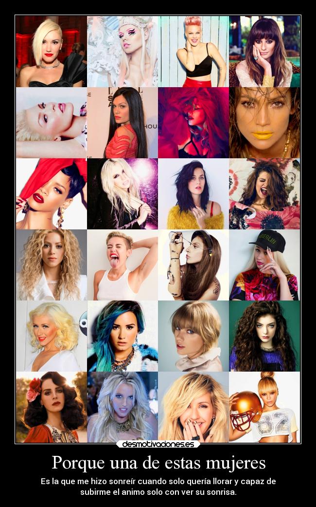 Porque una de estas mujeres - 