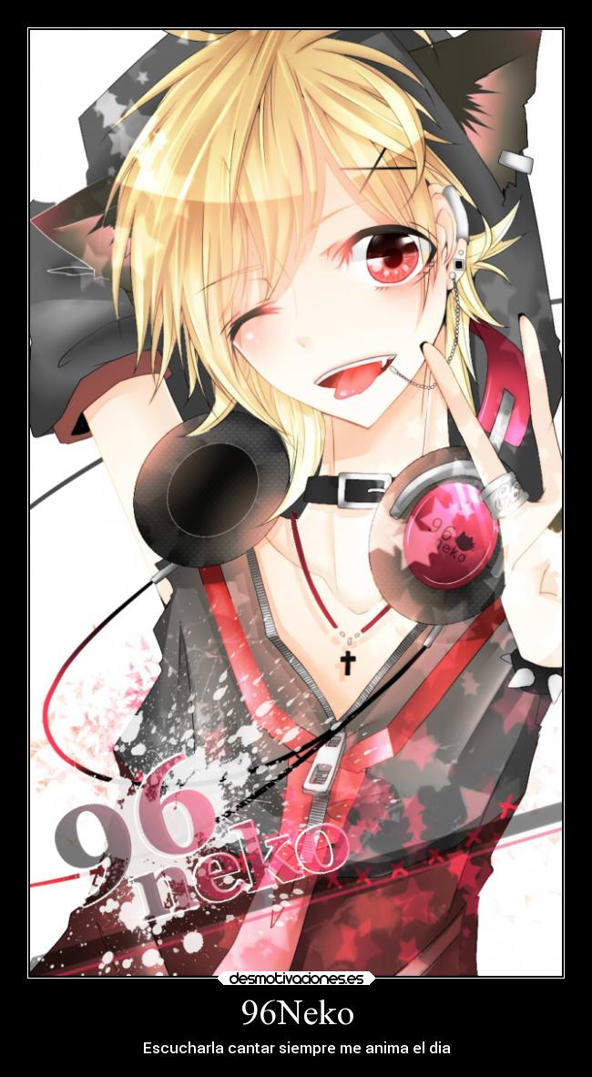 carteles musica vocaloid 96neko niconicosinger desmotivaciones