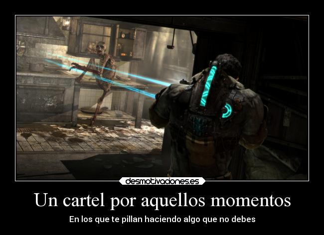 Un cartel por aquellos momentos -