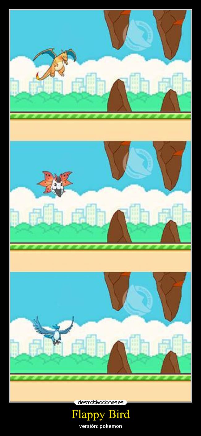 Flappy Bird - versión: pokemon