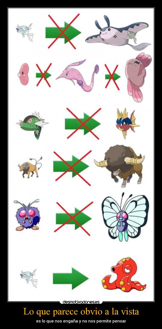 carteles pokemon videojuegos anime ideas mentira ignorancia imposible chiste devilbrigade evolucion cadenas desmotivaciones