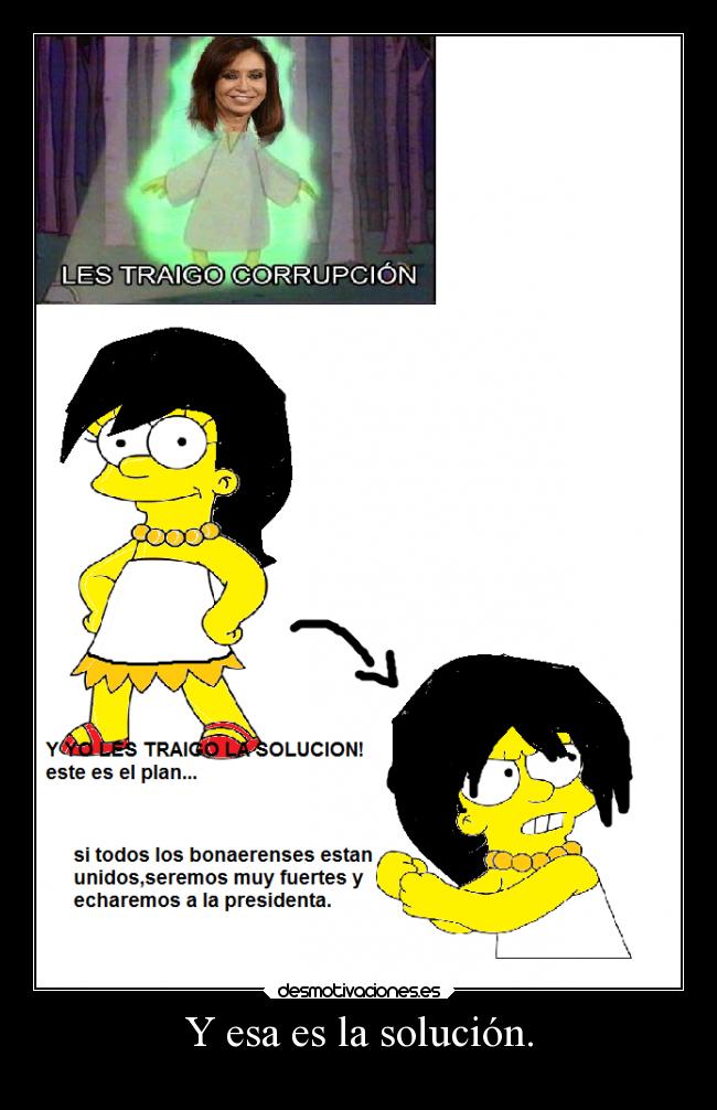 Y esa es la solución. - 