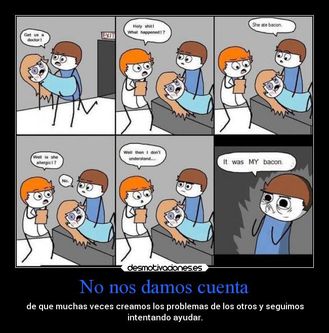 No nos damos cuenta - 