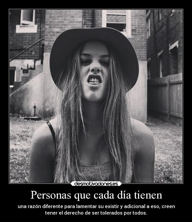 Personas que cada día tienen -