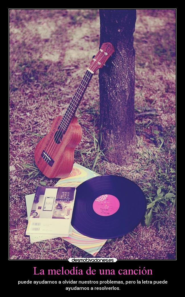 La melodía de una canción - 