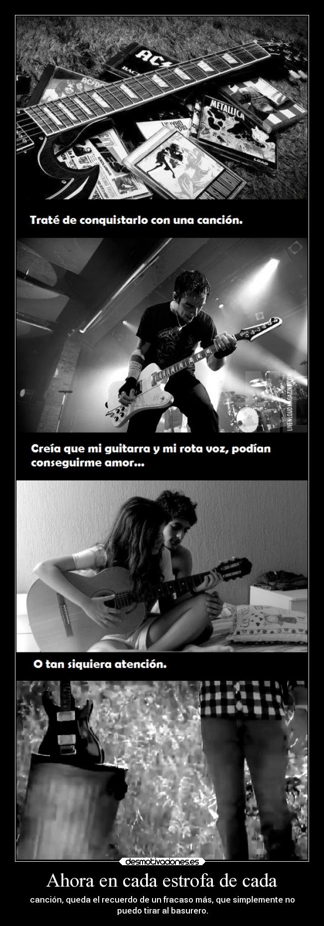 Ahora en cada estrofa de cada -