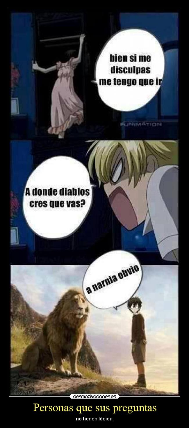 Personas que sus preguntas -