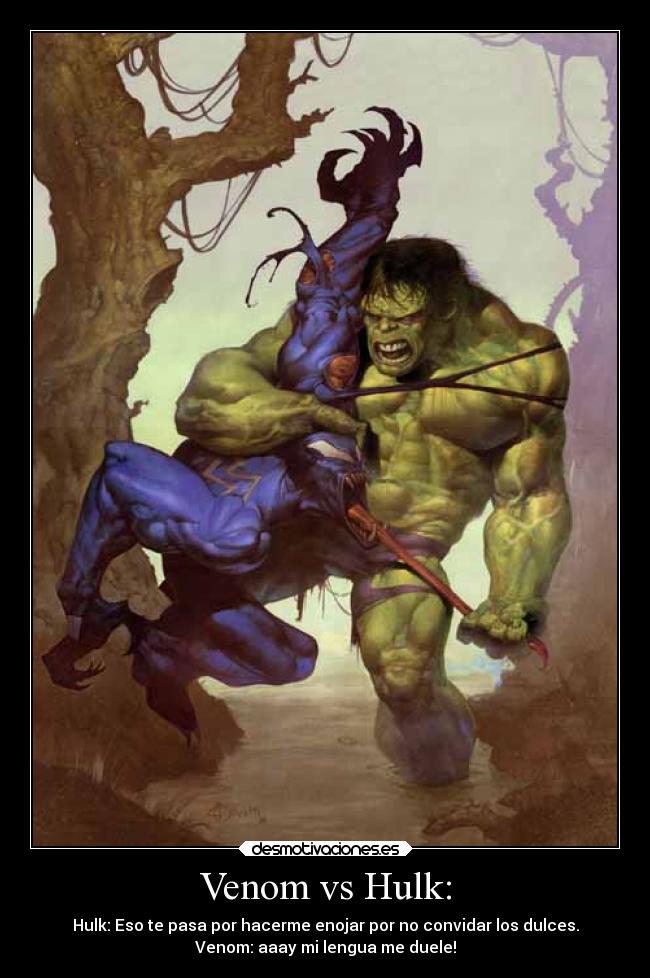 Venom vs Hulk: - 
