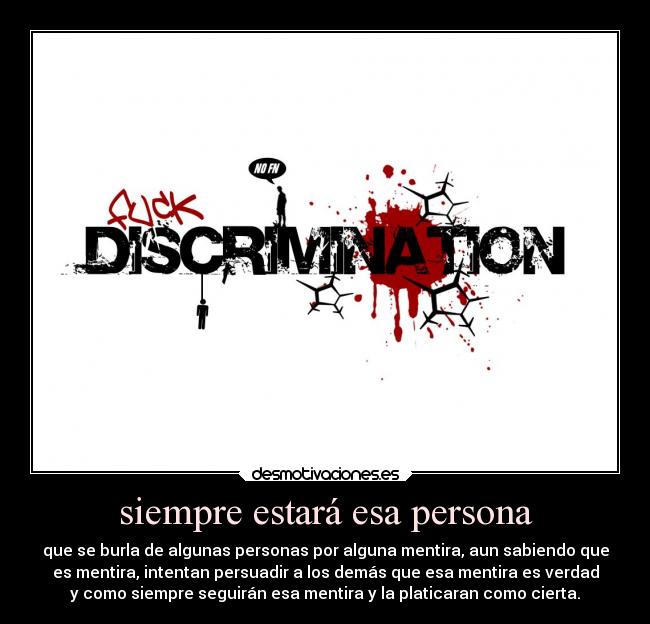 siempre estará esa persona - 