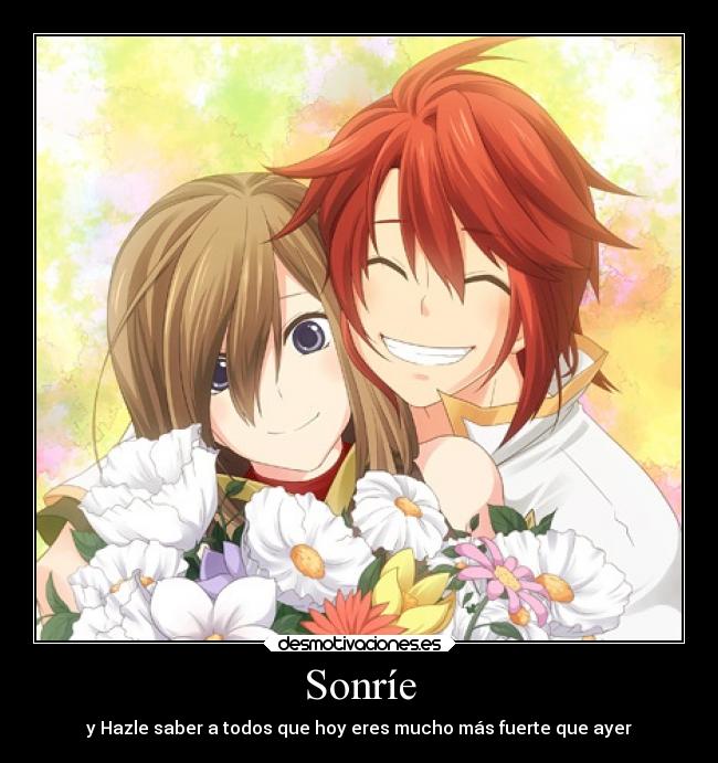 Sonríe - y Hazle saber a todos que hoy eres mucho más fuerte que ayer