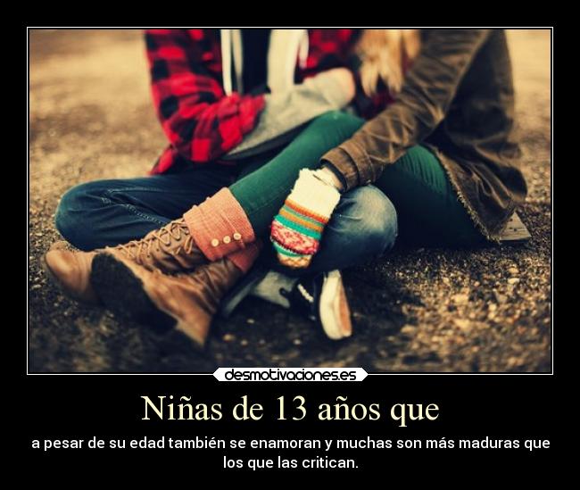 Niñas de 13 años que -