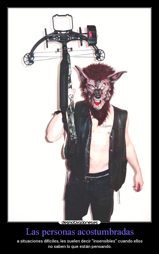 Las personas acostumbradas - 