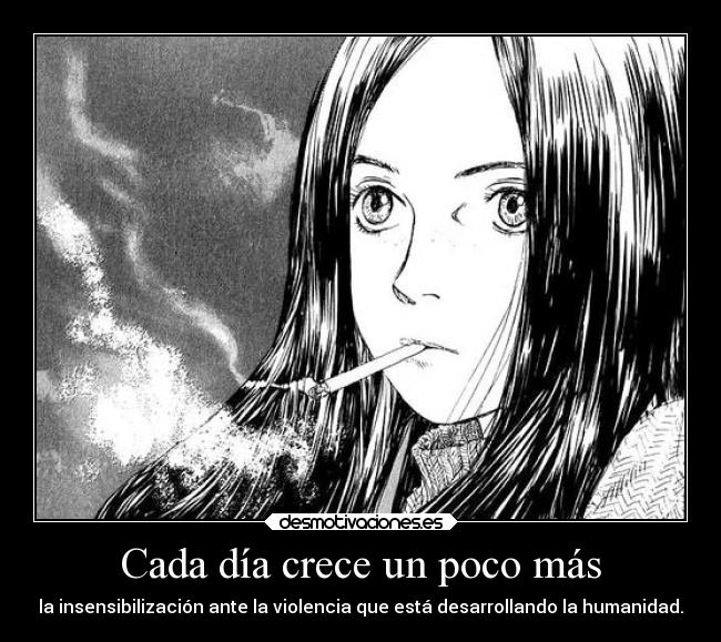 carteles sociedad anime raptorhunters harukaze manga otaku emanon violencia humanos personas desmotivaciones