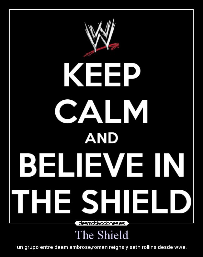 The Shield - un grupo entre deam ambrose,roman reigns y seth rollins desde wwe.