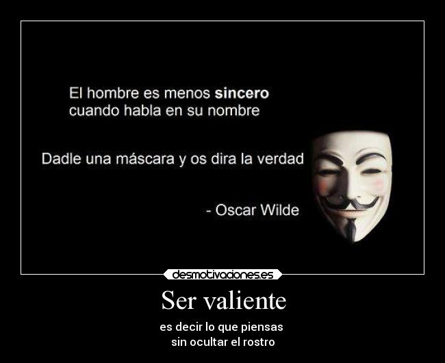 Ser valiente - 