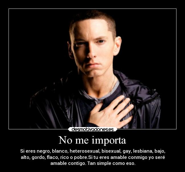 No me importa - 