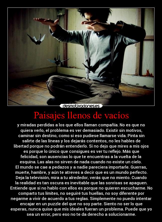 Paisajes llenos de vacíos - 