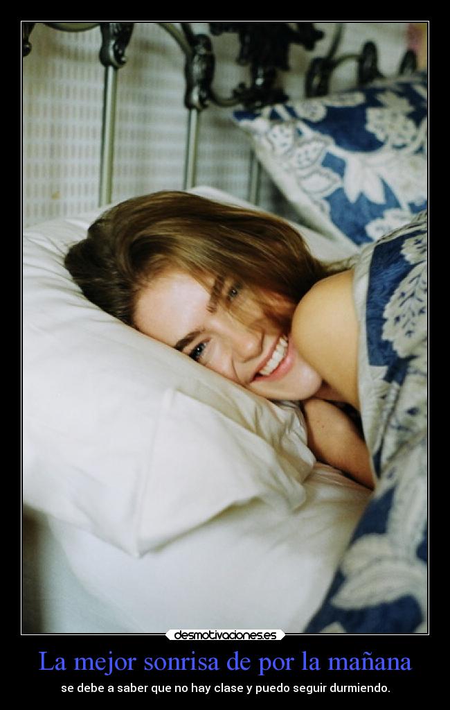 La mejor sonrisa de por la mañana - 