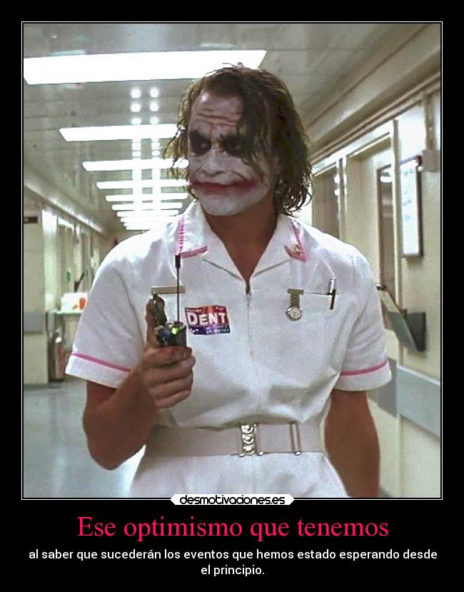 Ese optimismo que tenemos - 