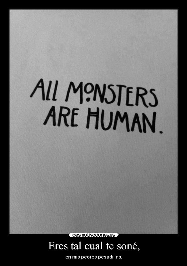 Eres tal cual te soné, - 