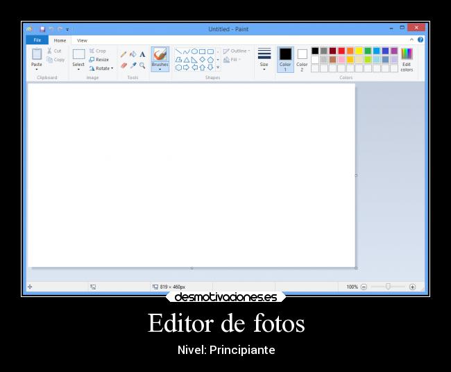 Editor de fotos - Nivel: Principiante