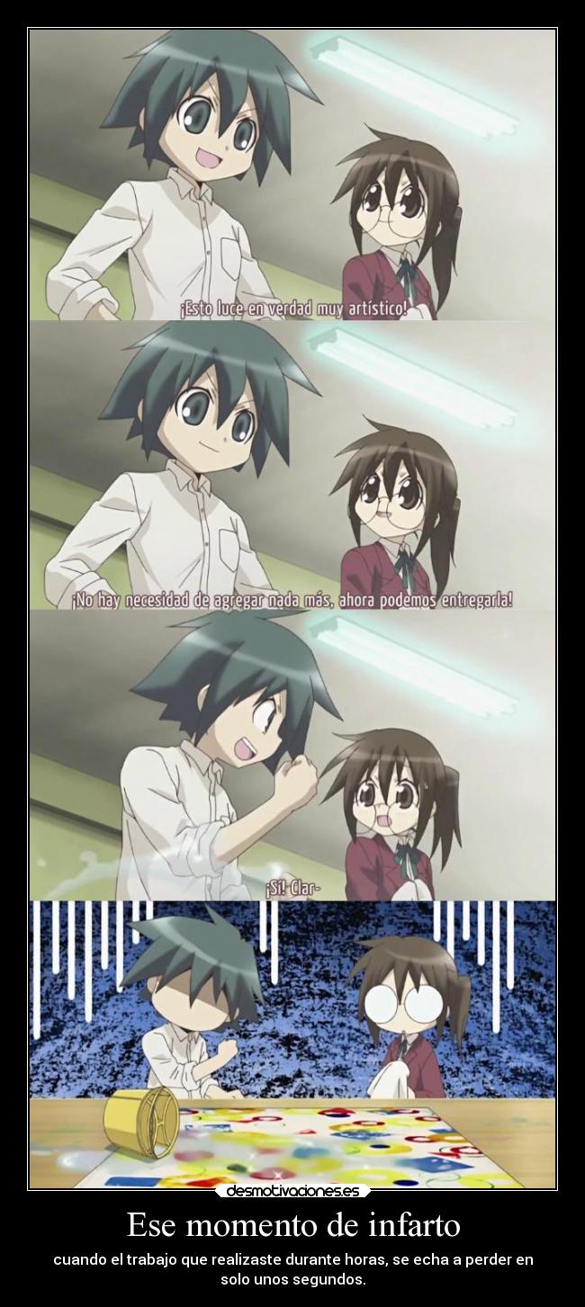 Ese momento de infarto - 