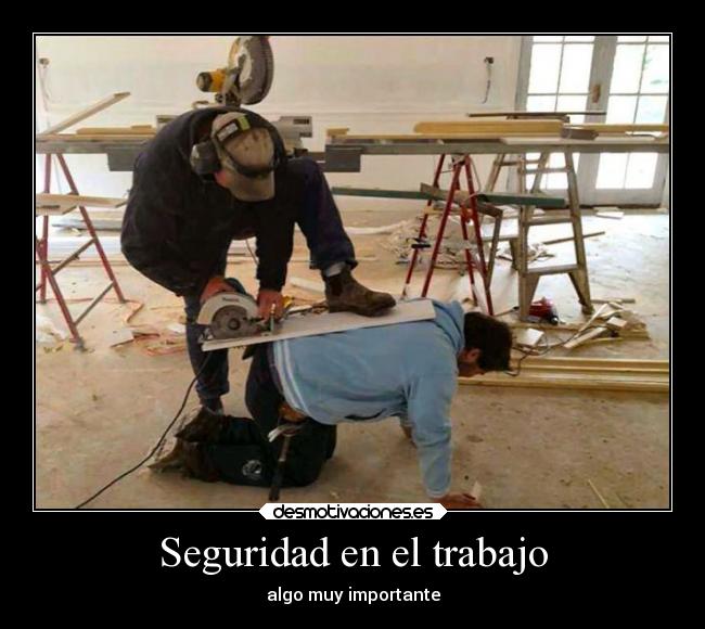 Seguridad en el trabajo -