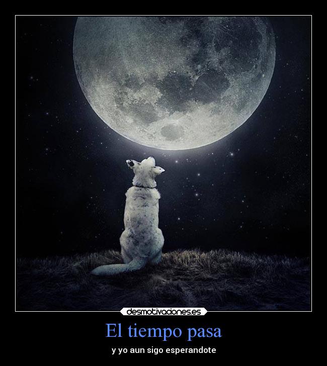 El tiempo pasa - y yo aun sigo esperandote
