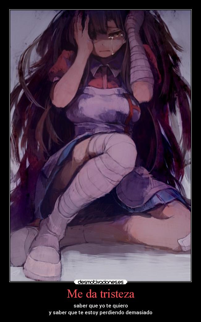 Me da tristeza -