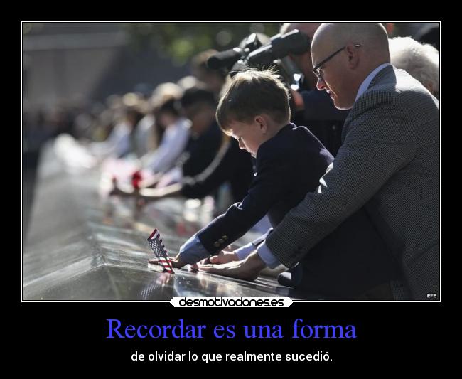 Recordar es una forma - de olvidar lo que realmente sucedió.