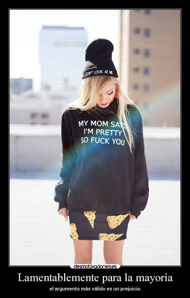 Lamentablemente para la mayoría -