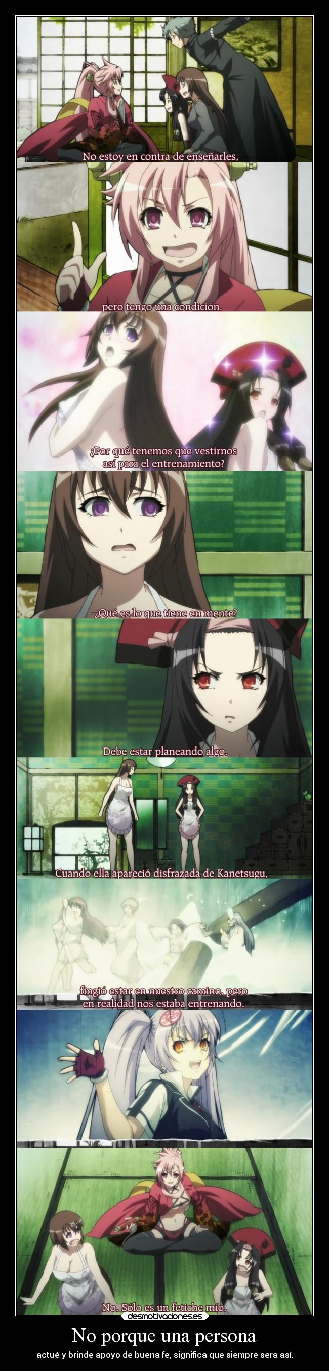 No porque una persona -