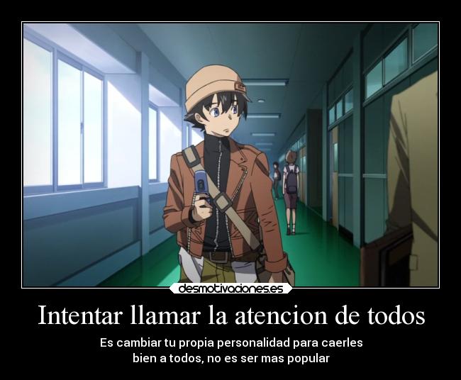 carteles vida anime mirai nikki lol verdad koda desmotivaciones