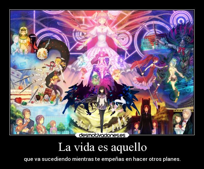 La vida es aquello - que va sucediendo mientras te empeñas en hacer otros planes.