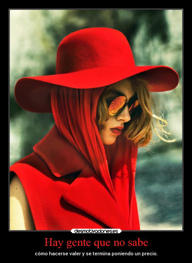Hay gente que no sabe - 