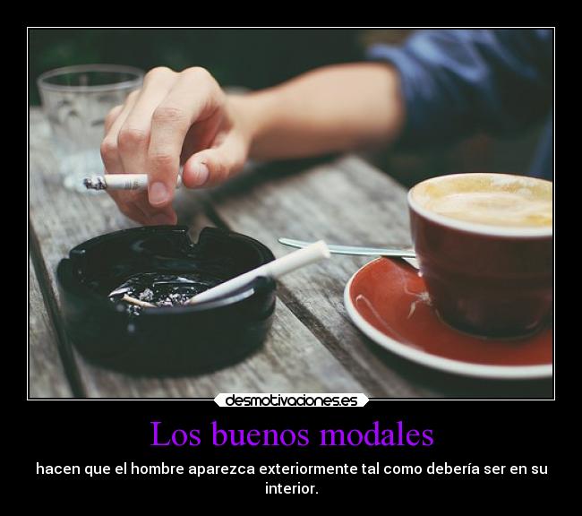 Los buenos modales -