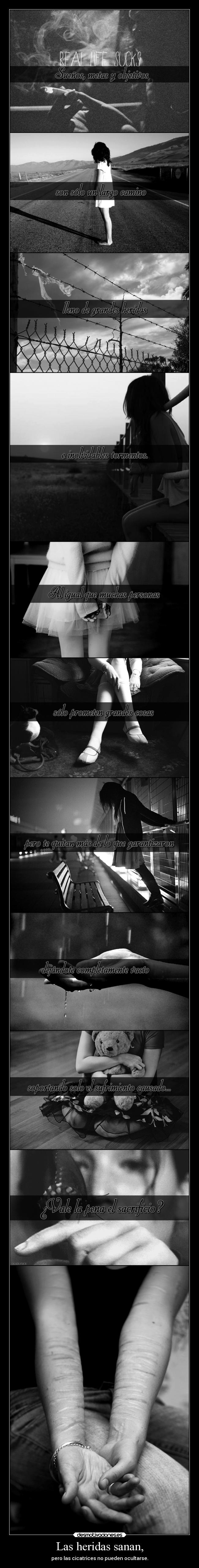 Las heridas sanan, -