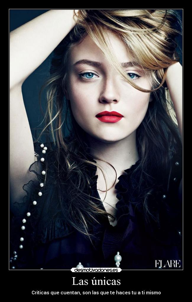 Las únicas - Criticas que cuentan, son las que te haces tu a ti mismo