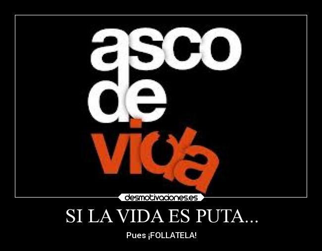 carteles vida vida desmotivaciones