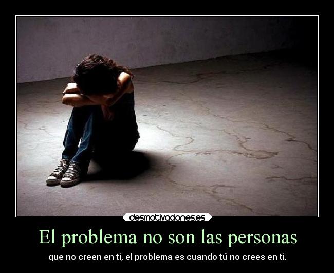 El problema no son las personas -