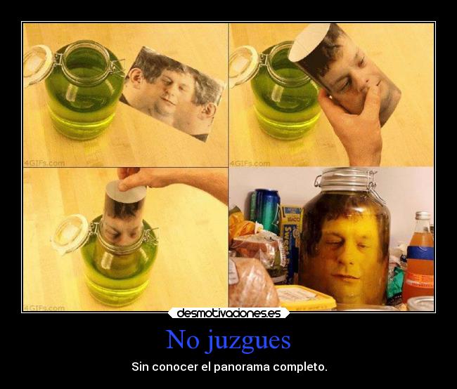 No juzgues -