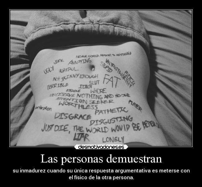 Las personas demuestran - 