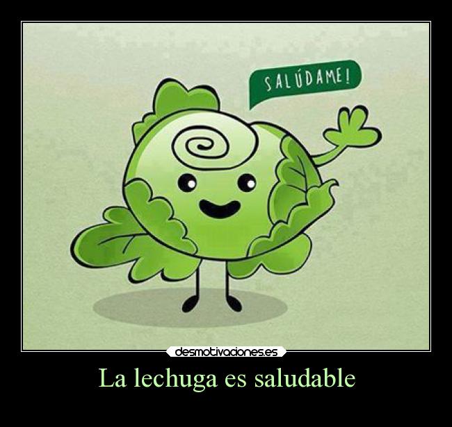 La lechuga es saludable - 