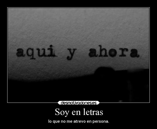 Soy en letras - 