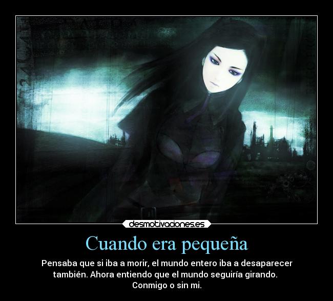 Cuando era pequeña -