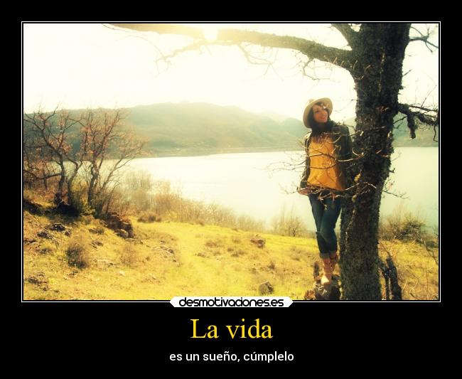 La vida - es un sueño, cúmplelo