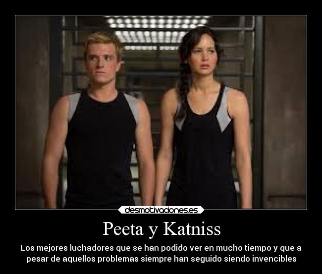 Peeta y Katniss -