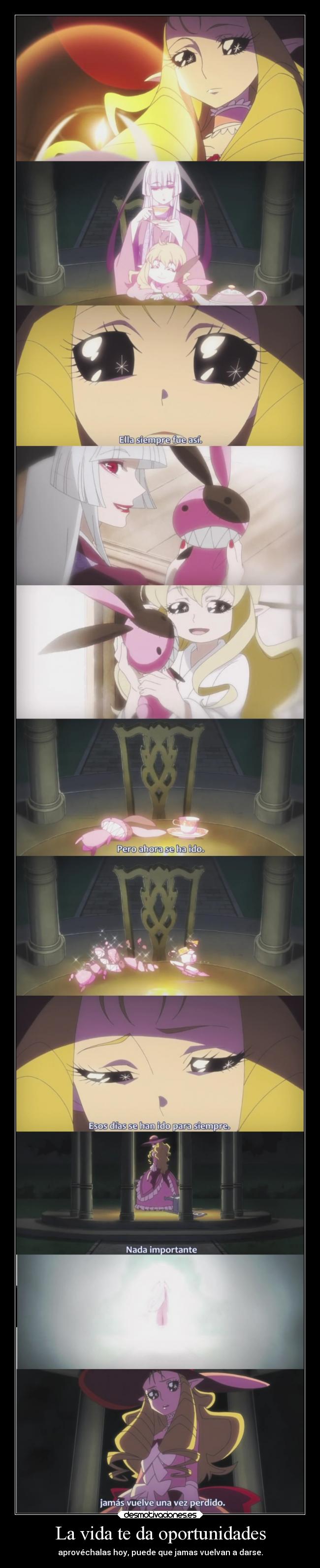 carteles vida pasado vida anime dar oportunidad aprovechar tomar poder jamas volver camino presente raptorhunters desmotivaciones